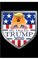 My dog For Trump 2020