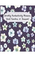 Weekly Productivity Planner, Goal Tracker & Journal