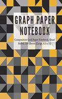 Graph Paper Notebook 1cm: Composition Grid Paper Notebook, Quad Ruled, 120 Sheets (Large, 8.5 x 11): Notebook with graph paper 1 centimeter '1 cm'