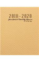 2018-2020 Rawpaper Design Year Goals and Monthly Planner: Monthly Planner and Personal Organizers July 2018 to December 2020 Calendar