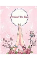 Pregnancy Log Book: Beauty Pink cover, Diary Keepsake And Memories Scrapbook, Pregnancy Memory Book With Monthly To Do Notes 120 pages 8.5" x 11"