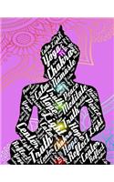 Buddha Meditating Chakras Isometric Notebook