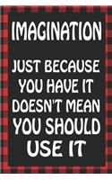 Imagination Just Because You Have It Doesn't Mean You Should Use It