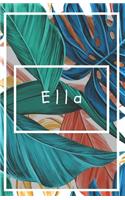 Ella's Notebook: Personalized Writing Journal With Name