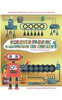 Scherenkenntnisse Kindergarten: Ausschneiden und Einfügen - Roboterfabrik Band 1(63 Scherenkenntnisse Kindergarten)