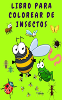 Libro para colorear de insectos