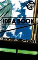 Idea Book / Bar & Grill (Series 1) / Writing Notebook / Blank Diary / Journal / Paperback / Lined Pages Book - 100 Pages / 5 X 8 / Skyscraper City