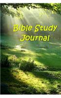 Bible Study Journal Heavenly Light Forest Scene