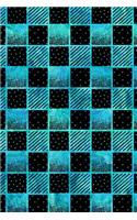 Journal Notebook Squares and Dots Pattern 1