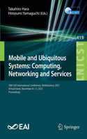 Mobile and Ubiquitous Systems: Computing, Networking and Services: 18th Eai International Conference, Mobiquitous 2021, Virtual Event, November 8-11, 2021, Proceedings