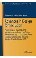 Advances in Design for Inclusion