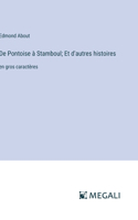 De Pontoise à Stamboul; Et d'autres histoires
