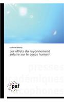 Les Effets Du Rayonnement Solaire Sur Le Corps Humain