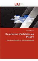 Du Principe d''adhésion Au Théâtre