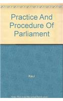 Practice And Procedure Of Parliament