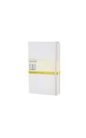 Moleskine Classic Notebook, Large, Squared, White, Hard Cover