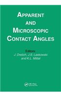 Apparent and Microscopic Contact Angles