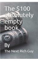 The $100 absolutely empty book