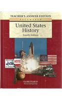 Pacemaker United States History Teacher's Answer Edition Fourth Edition 2004