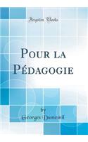 Pour La Pï¿½dagogie (Classic Reprint)