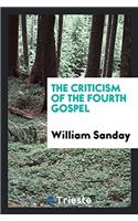 criticism of the Fourth Gospel