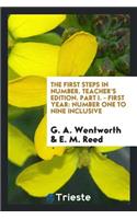 The First Steps in Number
