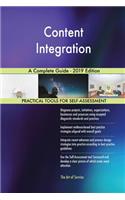 Content Integration A Complete Guide - 2019 Edition