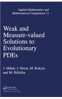 Weak and Measure-valued Solutions to Evolutionary PDEs