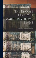 Rhodes Family in America Volume 1, no.3