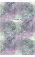 Journal: College Ruled Notebook - 120 Pages - Blue Glacier Blast