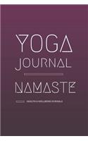 Yoga Journal Namaste; Health & Wellbeing Journals