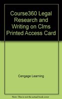 Course360 Legal Research and Writing on Clms Printed Access Card