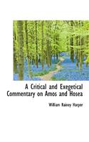 A Critical and Exegetical Commentary on Amos and Hosea: (English)