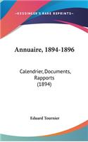 Annuaire, 1894-1896