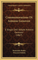 Commemorazione Di Antonio Genovesi