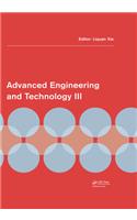 Advanced Engineering and Technology III