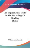 An Experimental Study in the Psychology of Reading (1917)