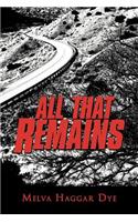 All That Remains: (English)