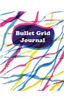 Bullet Grid Journal: Colorful Graphic: Bullet Grid Journal, 150 Dot Grid Pages (8"x10") Dot Grid Journal for Design Book, Work Book, Planner, Dotted Notebook, Bullet Jou(12 Journal)