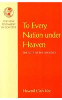 To Every Nation Under Heaven