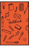 That Red Comic Tool Notebook