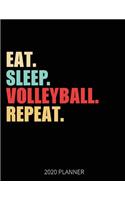 Eat Sleep Volleyball Repeat 2020 Planner