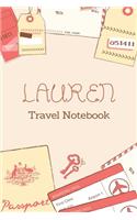 Lauren TRAVEL NOTEBOOK