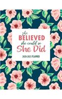 She believed she could so she did