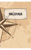Macedonia: Ruled Travel Diary Notebook or Journey Journal - Lined Trip Pocketbook for Men and Women with Lines
