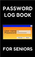 Password Log Book For Seniors