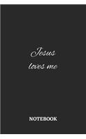 Jesus Loves Me Notebook