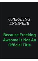 Operating Engineer because freeking awsome is not an offical title: Writing careers journals and notebook. A way towards enhancement