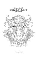 Livro para Colorir de Vacas e Touros para Adultos