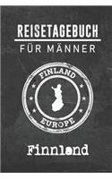 Reisetagebuch für Männer Finnland: 6x9 Reise Journal I Notizbuch mit Checklisten zum Ausfüllen I Perfektes Geschenk für den Trip nach Finnland für jeden Reisenden